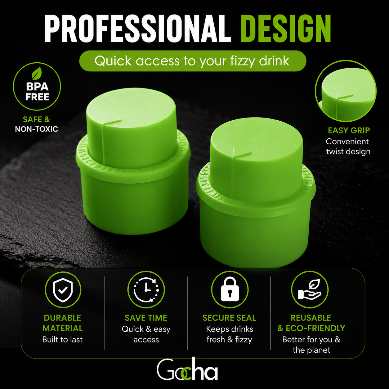 Gocha FizzFresh Soda Stopper — image 7