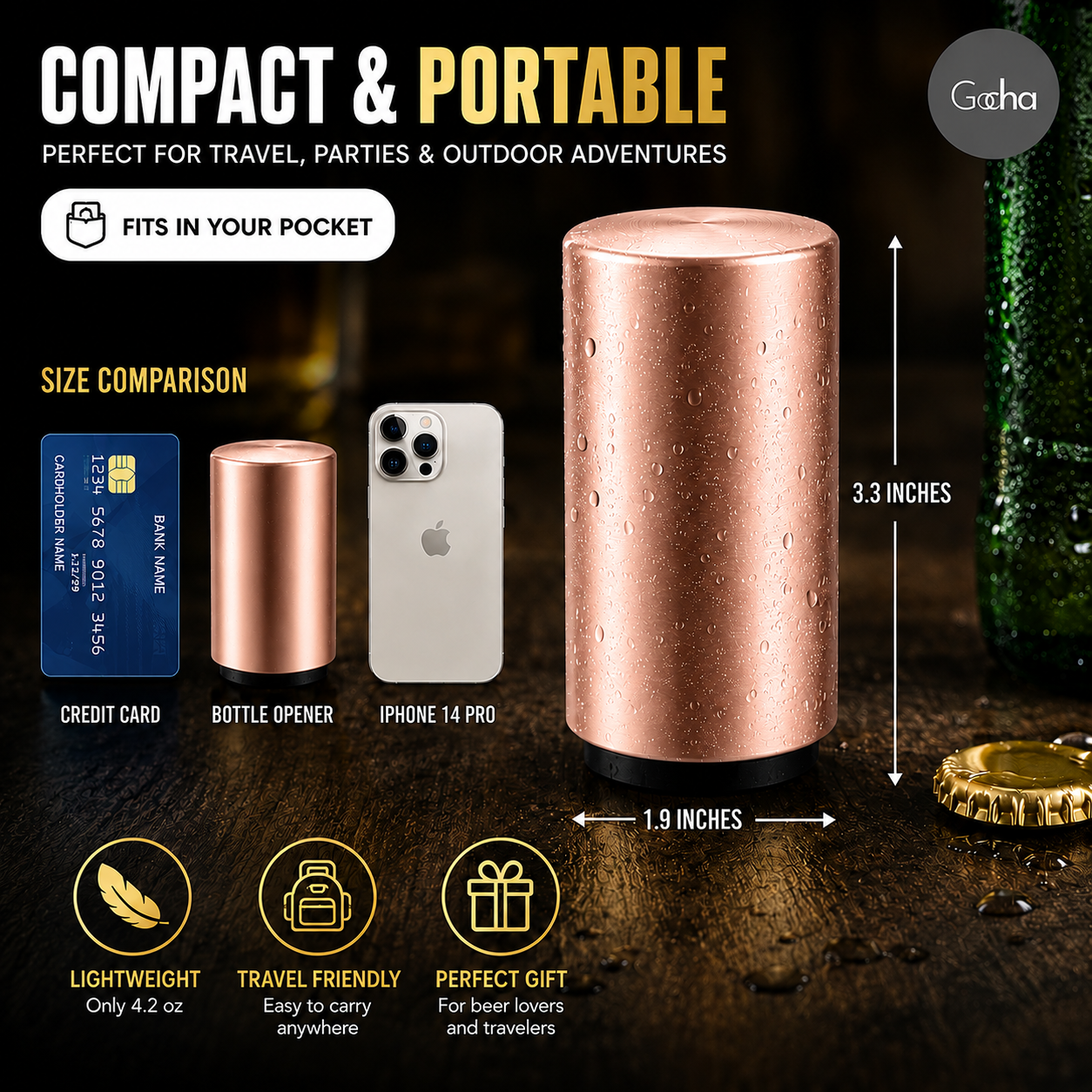 Gocha Magnetic Bottle Opener — image 3