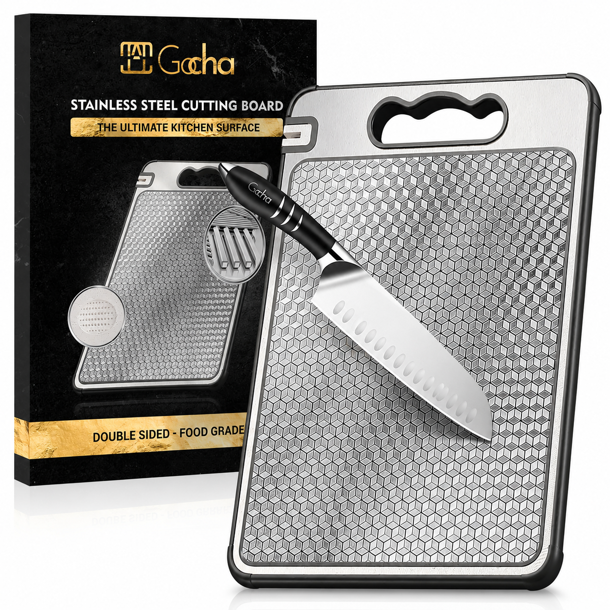 Gocha Stainless Steel Cutting Board