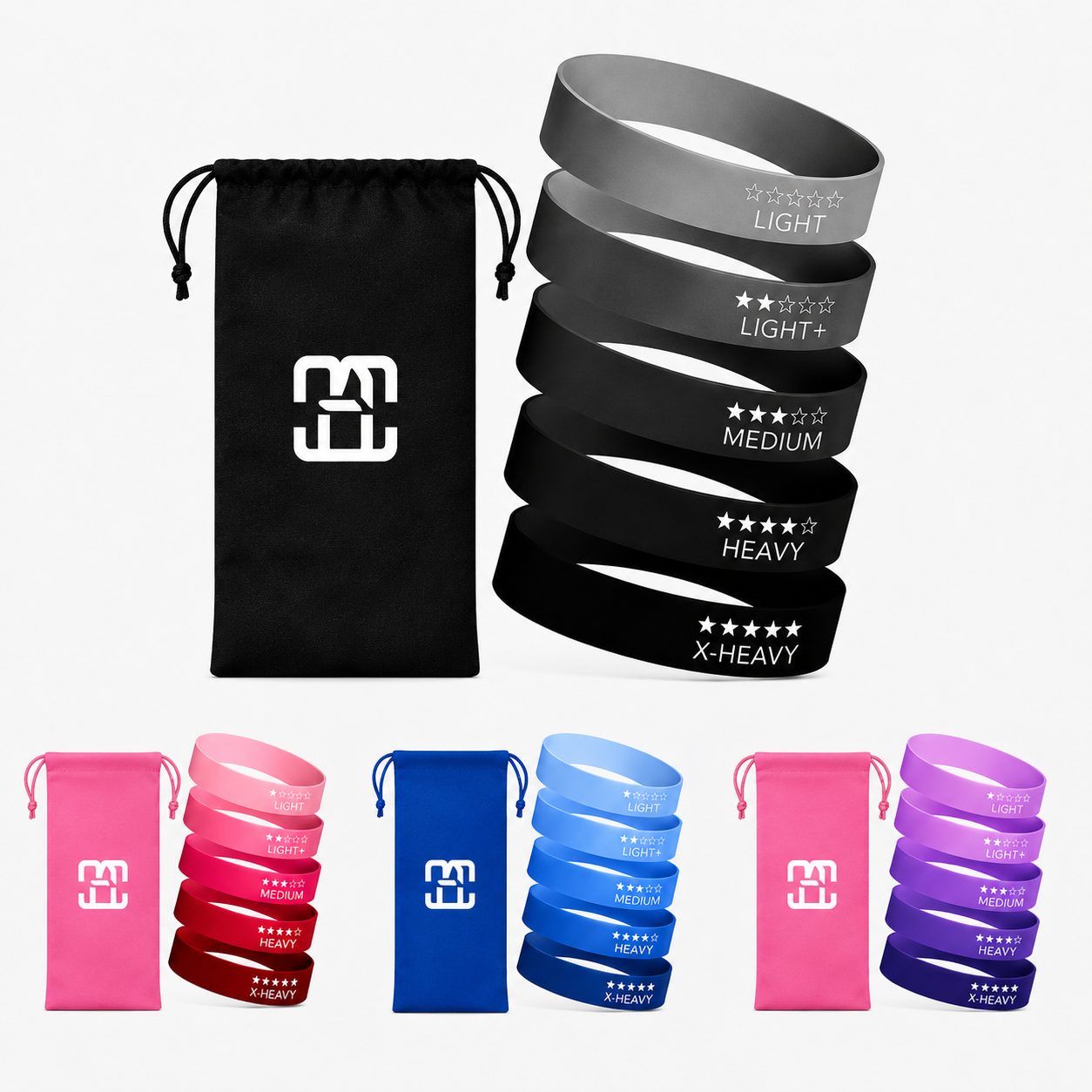 Gocha Resistance Bands Set (5 Levels)