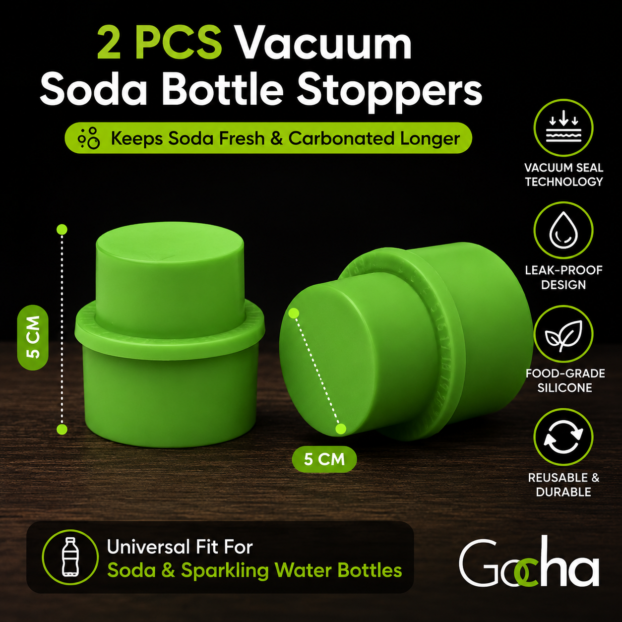 Gocha FizzFresh Soda Stopper — image 2