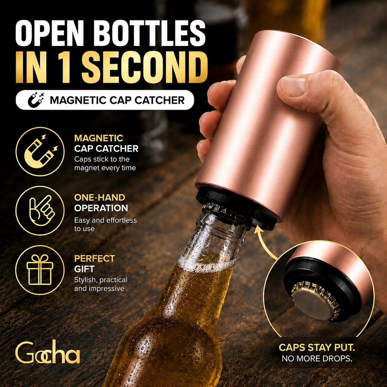 Gocha Magnetic Bottle Opener — image 2